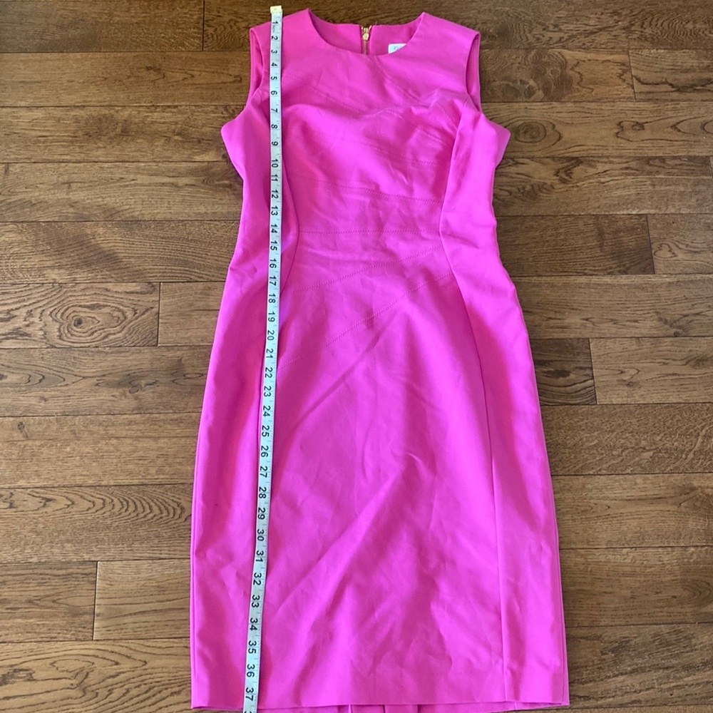 Calvin Klein pretty color pink body on classic dress2